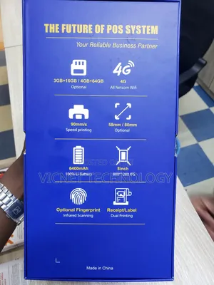 Label/ Thermal Receipt Android Point of Sale With Scanner