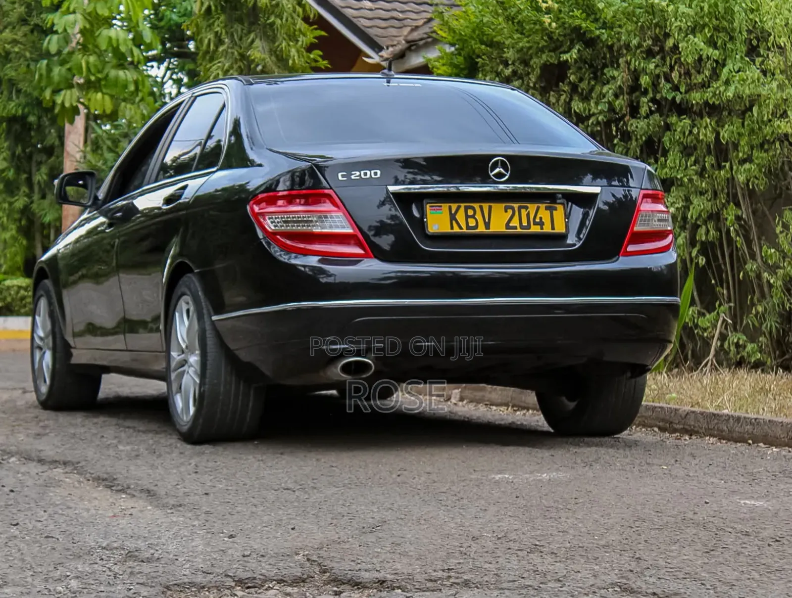 Mercedes-Benz C200 2012 Black