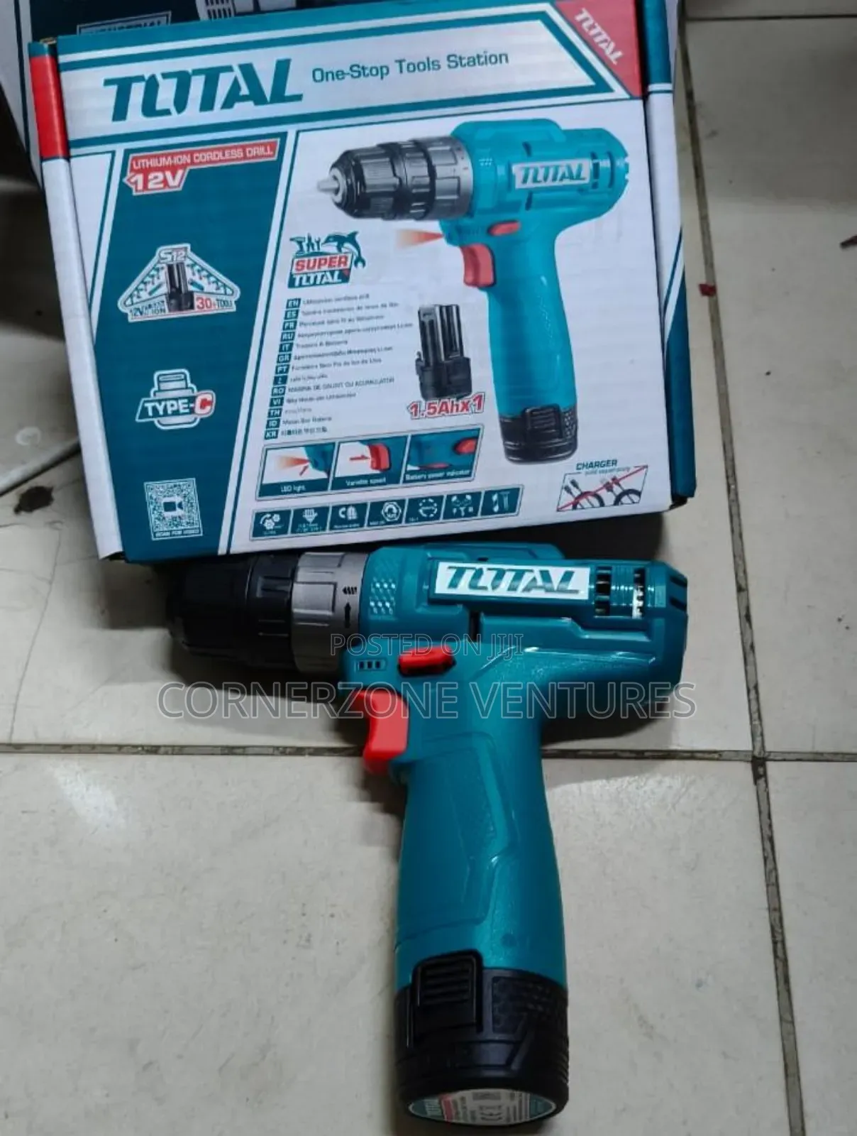 Total Cordless Drill 12v / 12v Cordless Drill