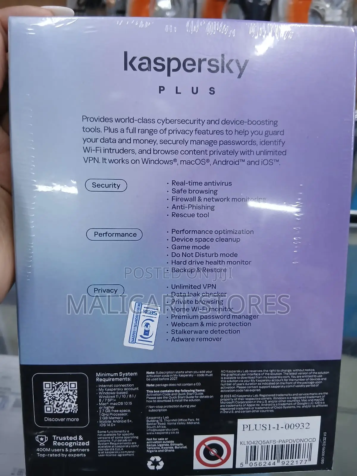 Kaspersky Plus 1 Device Internet Security