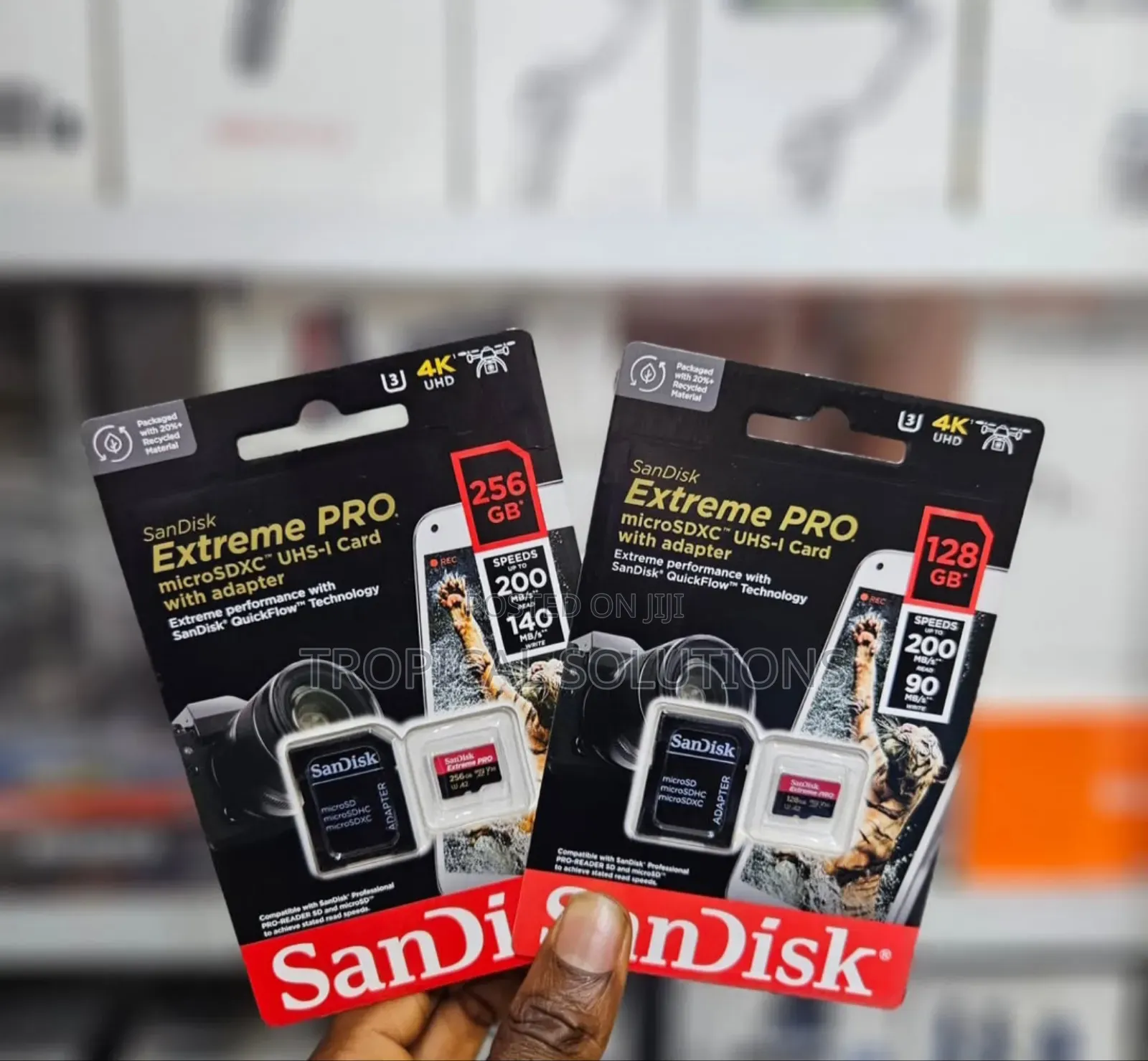 Sandisk Extreme Microsdxc Uhs-I Card Up to 190mbps 256gb