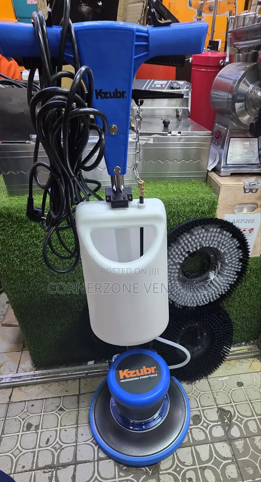 Kzubr Heavy Duty Floor Scrubber/ Floor Scraber