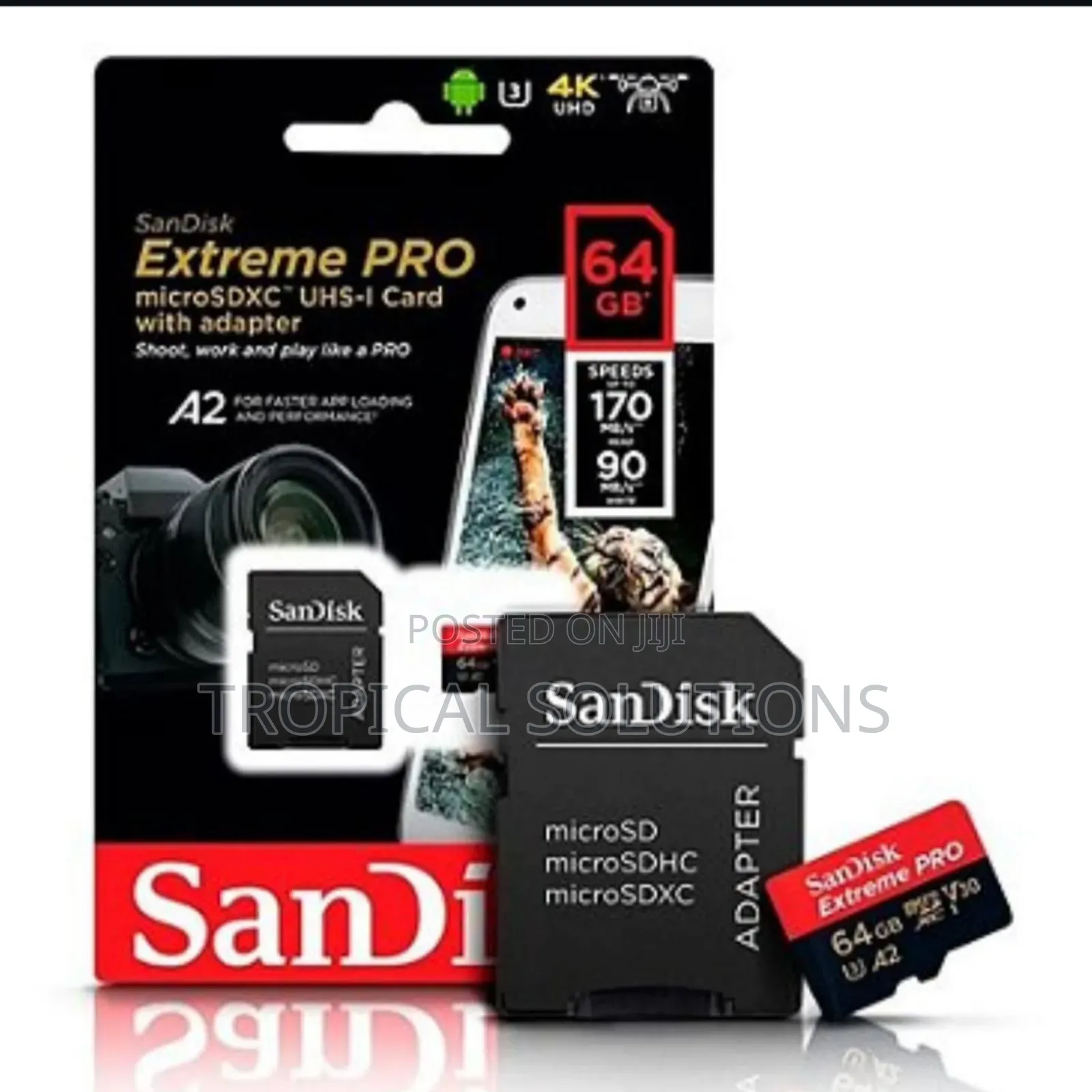 64gb Sandisk Extreme Pro Microsdxc Uhs-I Card Up to 200mbps