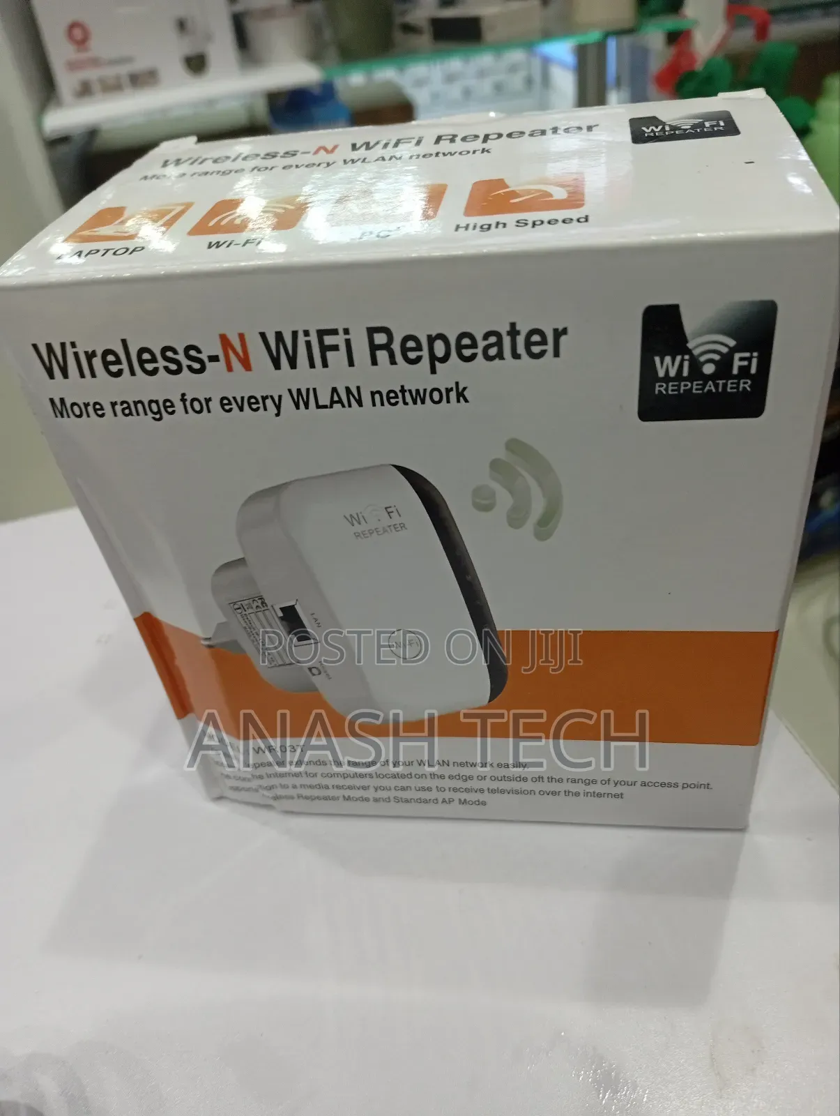 Wall-Mount 300mbps Signal Booster Extender for Wifi