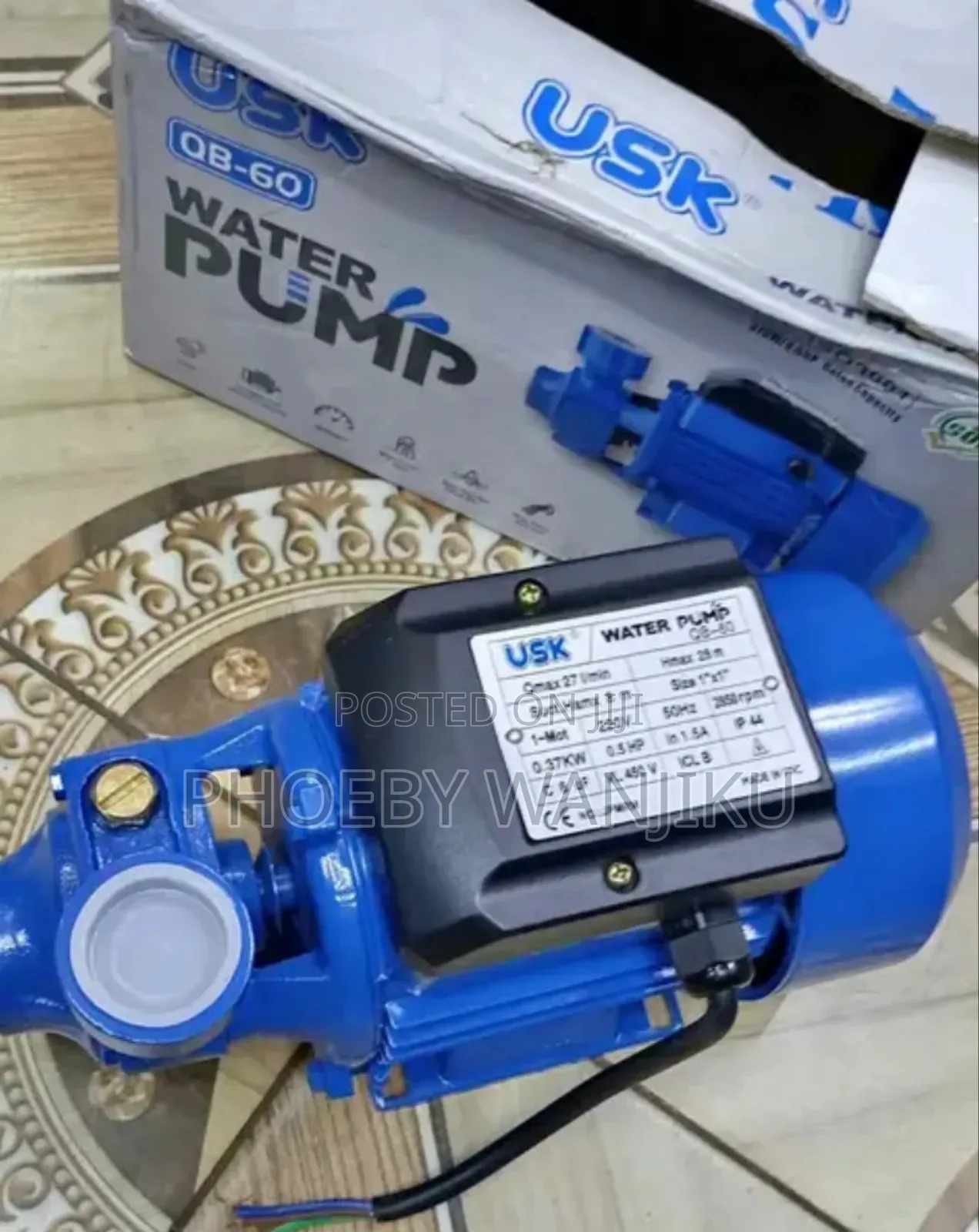 Usk Water Pump 0.5hp