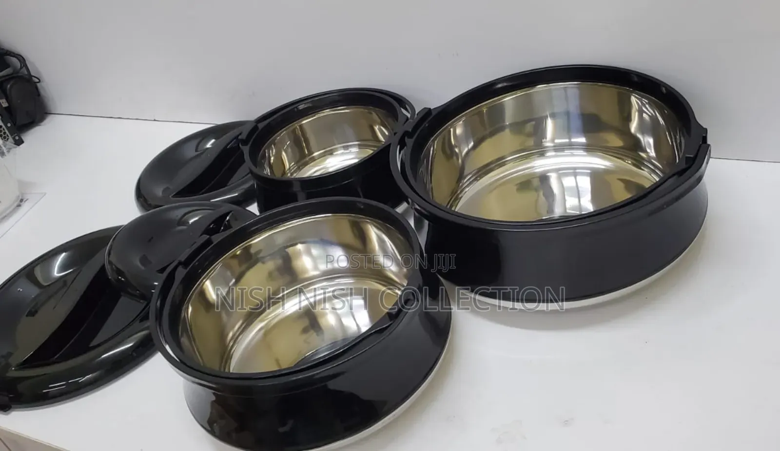 3 Pieces Black Hot Pot