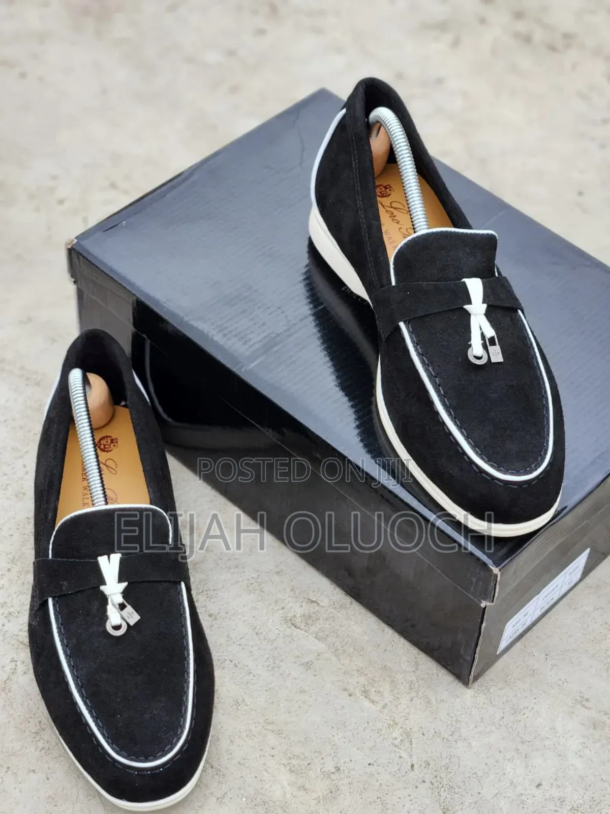 Quality Leather Loafers Shoes(Loro Piana)