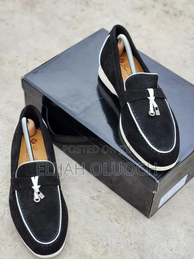 Quality Leather Loafers Shoes(Loro Piana)