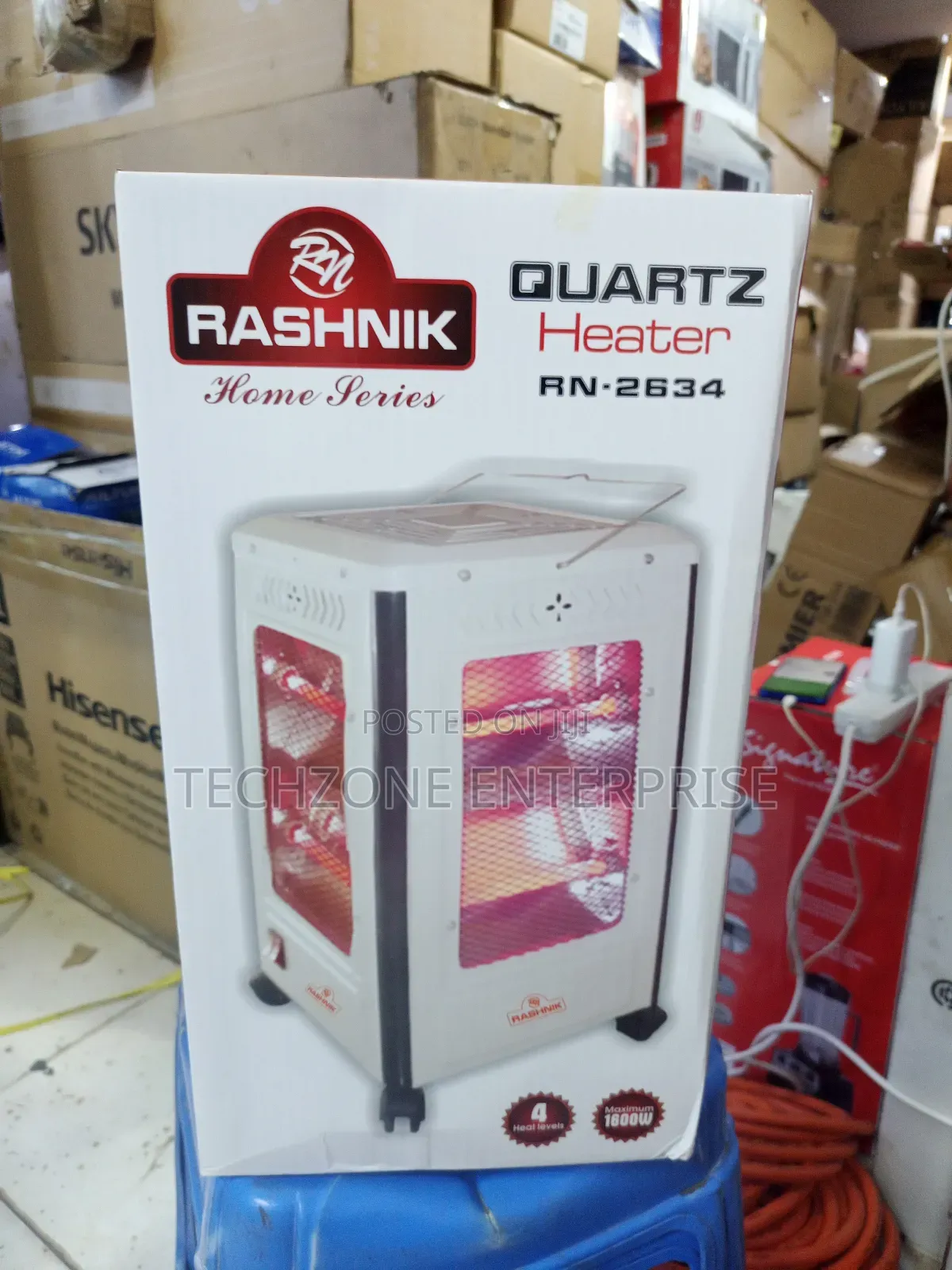 Rashnik Premier 5-Zone Quartz Halogen Room Heaters 