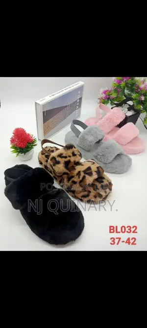Fluffy Slippers.