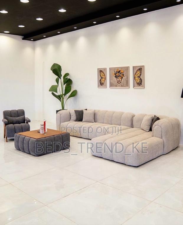 Precious 6 Seater Bubble L Seat + Armchair + Puff