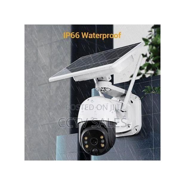 V360 Single Lens Wifi Solar Powered CCTV Camera With Audio - main view