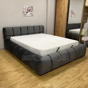 Black Low Bubble Bed 6 by 6 Feet