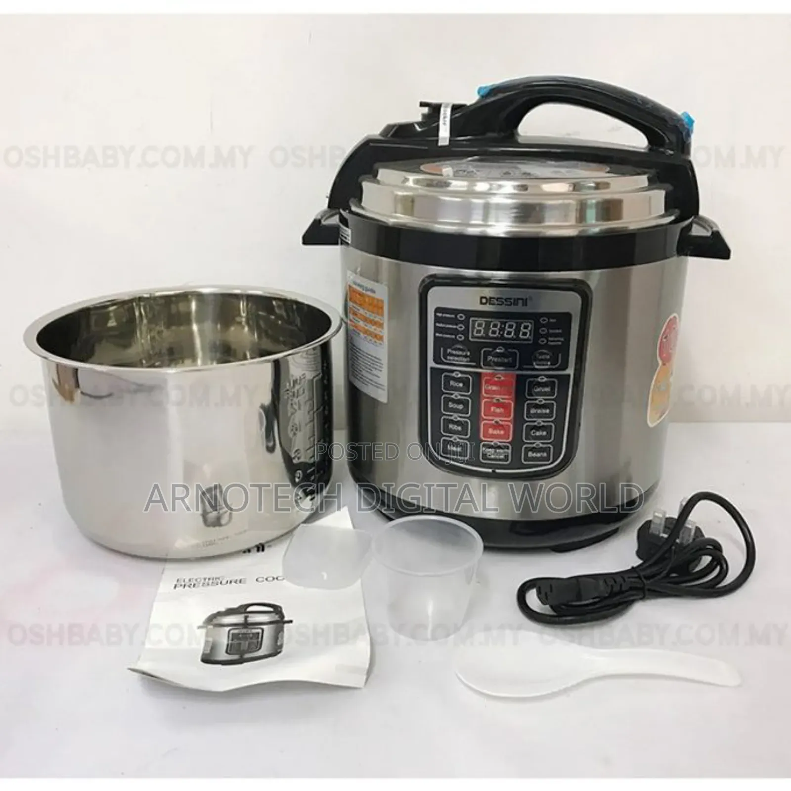 6 Litre Dessini Electric Pressure Cooker