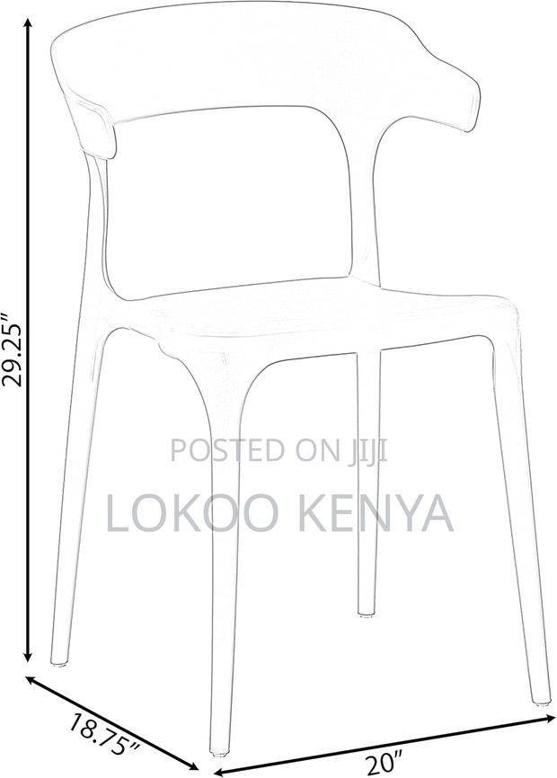 Dining Chair : Weather-Resistant Plastic Dining Seats - thumbnail 2