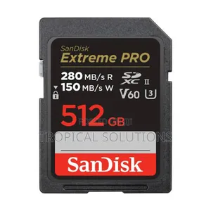 512gb Sandisk Extreme Pro SDHC and SDXC Card 200mb/S 512gb