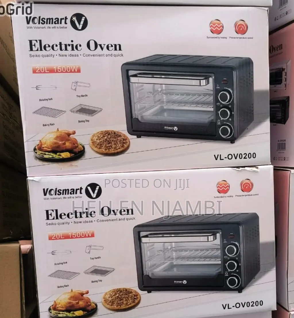 Volsmart 1500w 20ltrs Electric Oven With Rotisserie