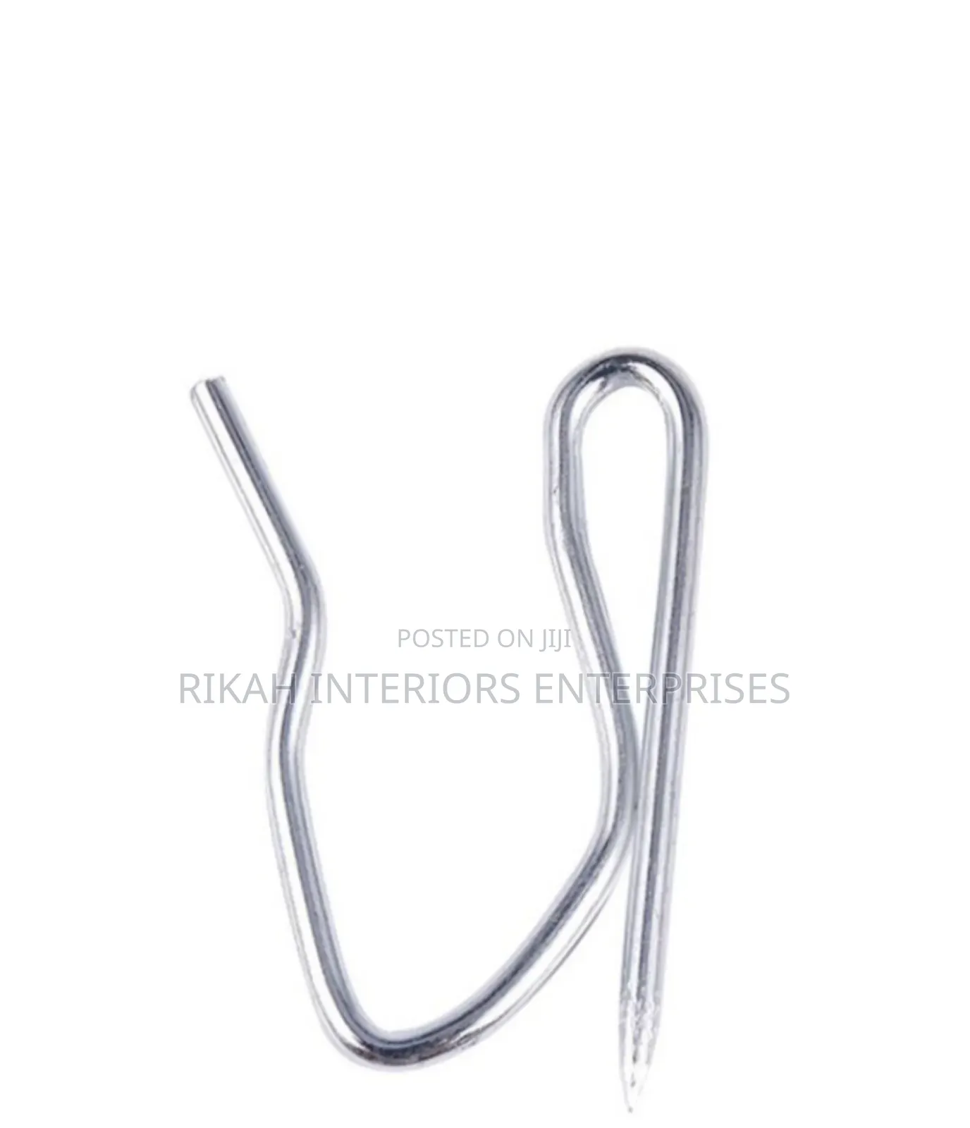 Silver S Hooks for Curtains
