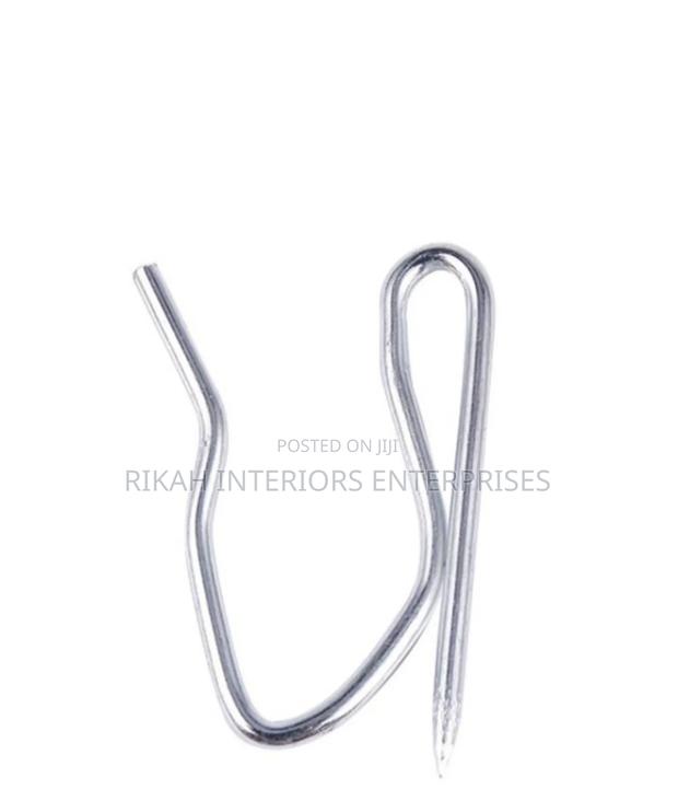 Silver S Hooks for Curtains
