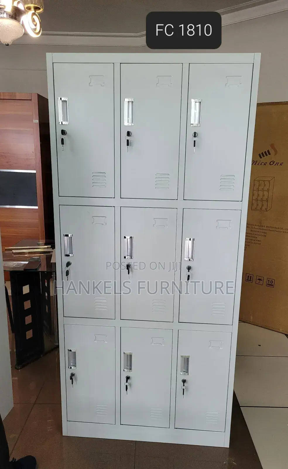 Warehouse 9 Locker Steel Cabinet