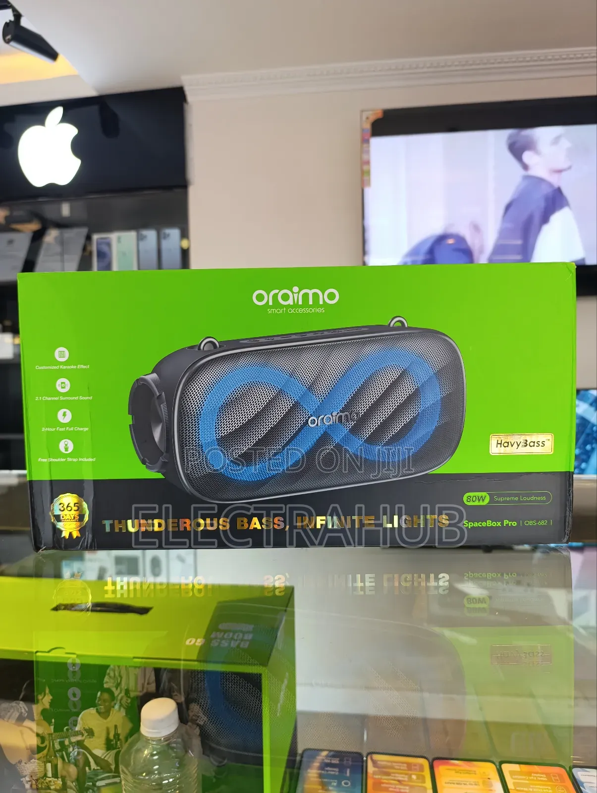 Oraimo Spacebox Pro – 80w Party Speaker With Karaoke