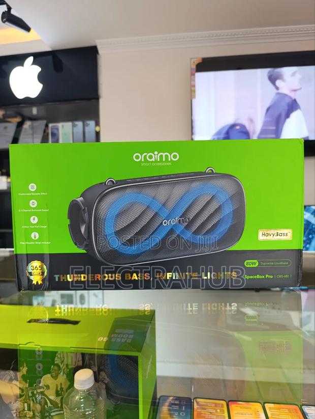 Oraimo Spacebox Pro – 80w Party Speaker With Karaoke - main view