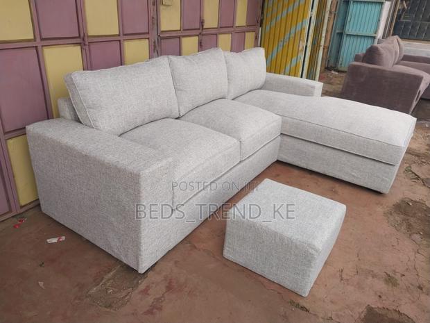 Perfect Match 6 Seater L Sofa With a Puff