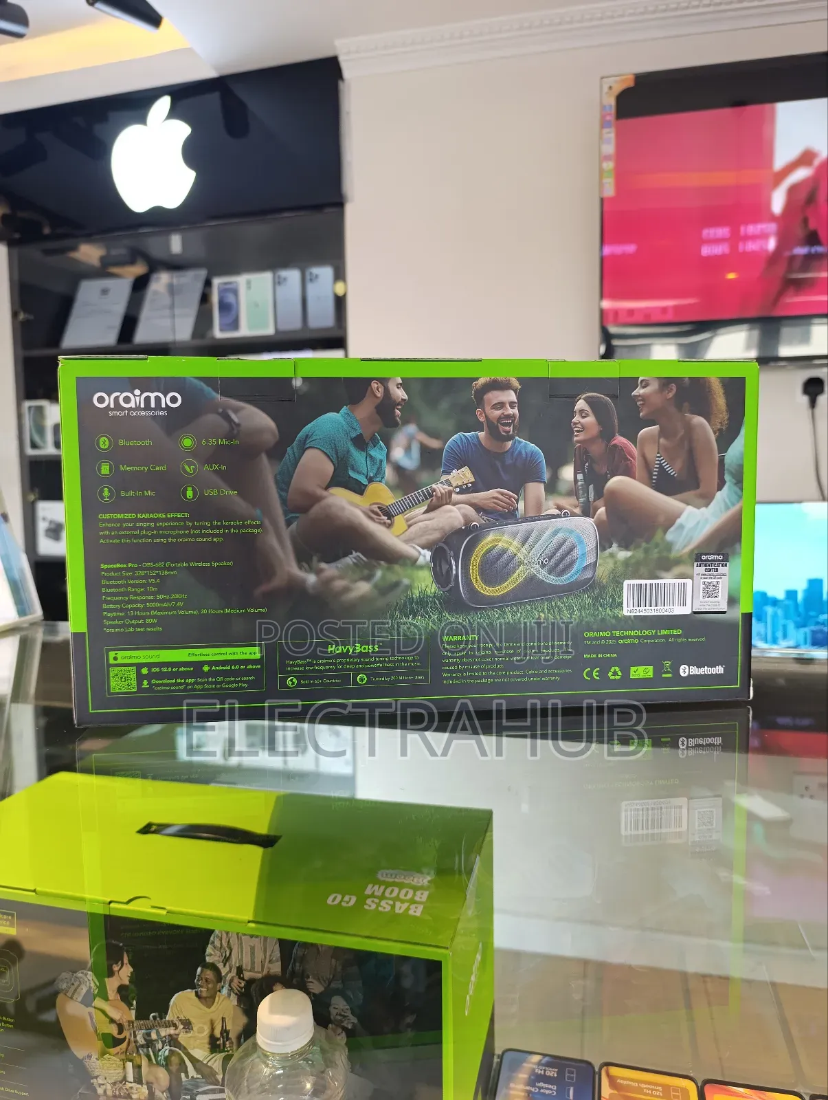 Oraimo Spacebox Pro – 80w Party Speaker With Karaoke
