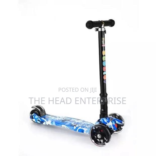 Blue Heavyduty Scooter Upto 12yrs Wheels Light - main view