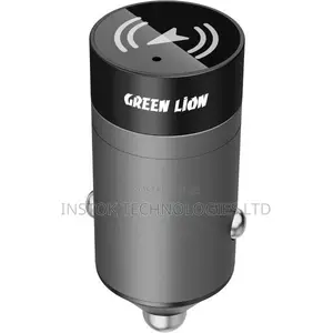 Green Lion Tracker Dual Port Car Charger 30w