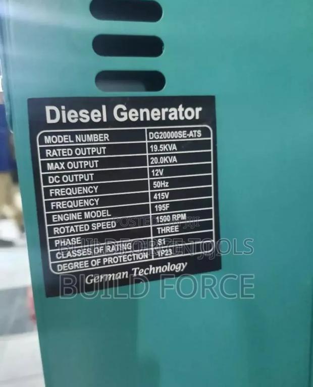 Yamazaki Japan 20kva 3 Phase Silent Diesel Generator+Ats - thumbnail 3