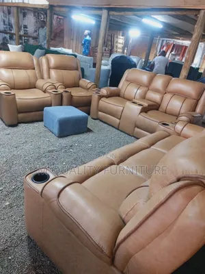7 Seater Brown Elegant Sofas
