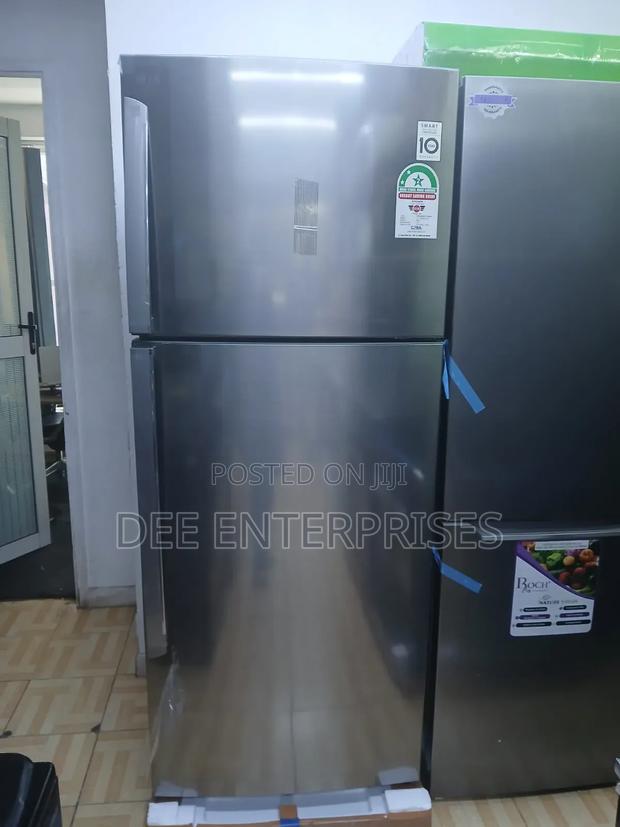 Lg 438litres Double Door Fridge Gl-C652hlcm