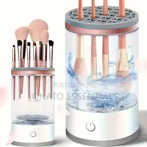 Electric Makeup Brush Cleaner or Washer and Storage Box