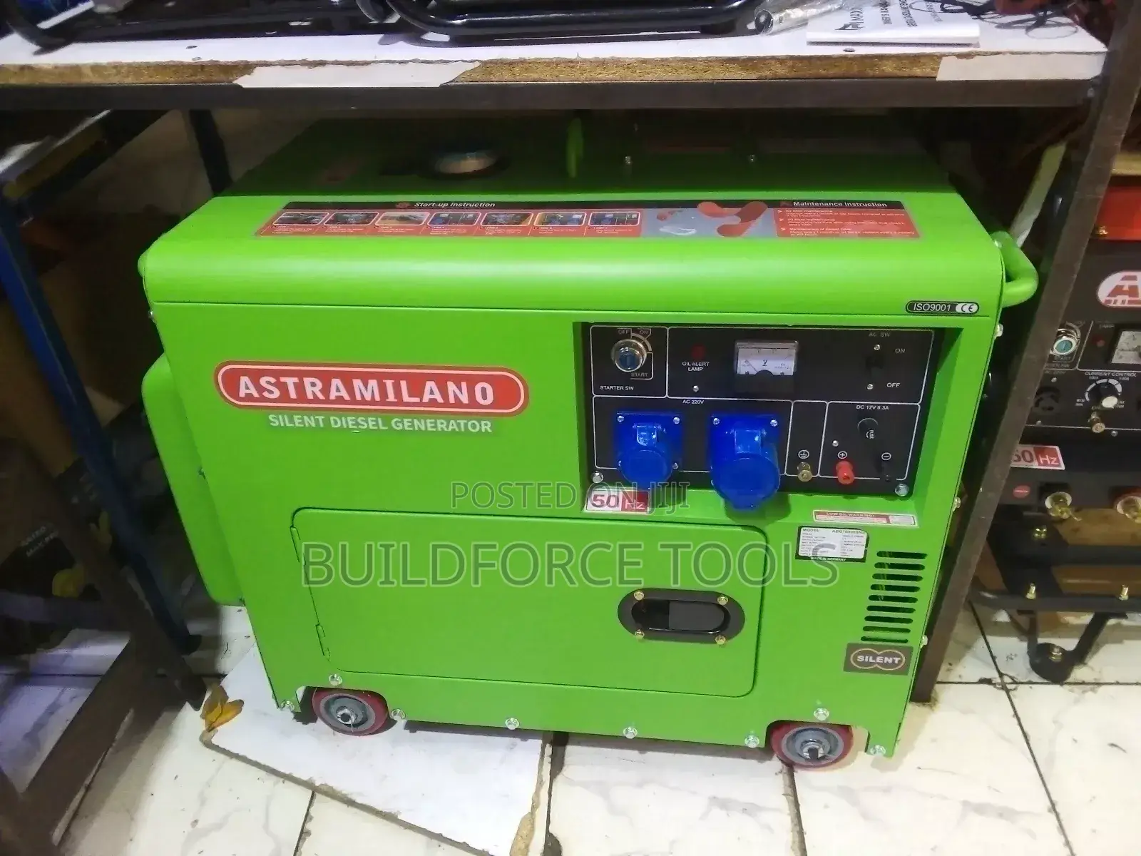 High Quality 10.0 Kva Astramilano Diesel Silent Generator
