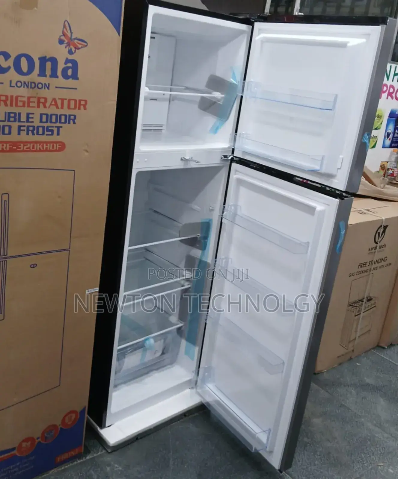 Icona 275litres Double Door Fridge No Frost
