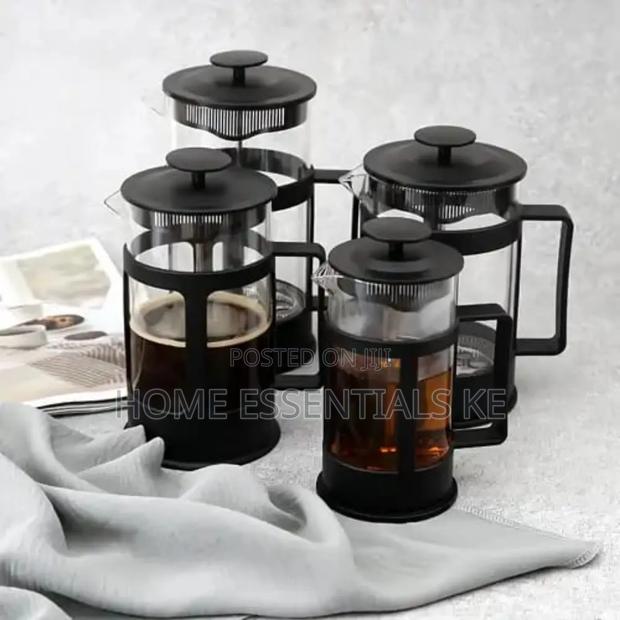 Coffee French Press Black -600ml,800ml,1000ml