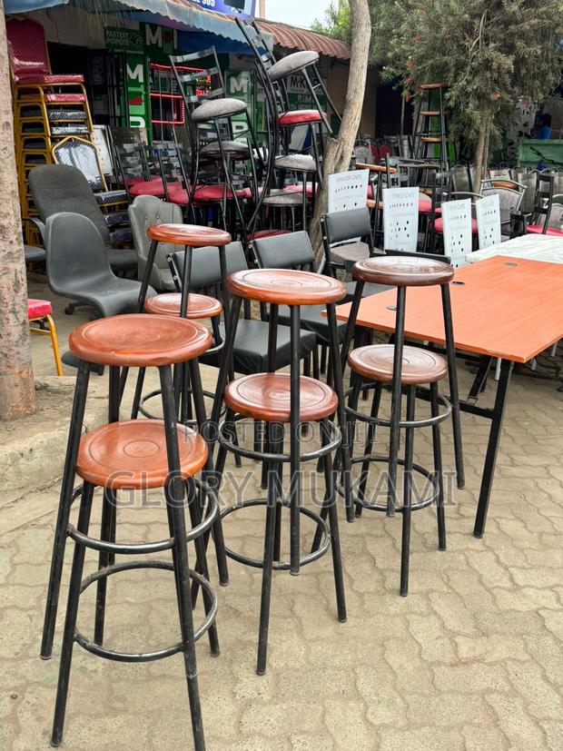 Wooden Bar Stools - main view
