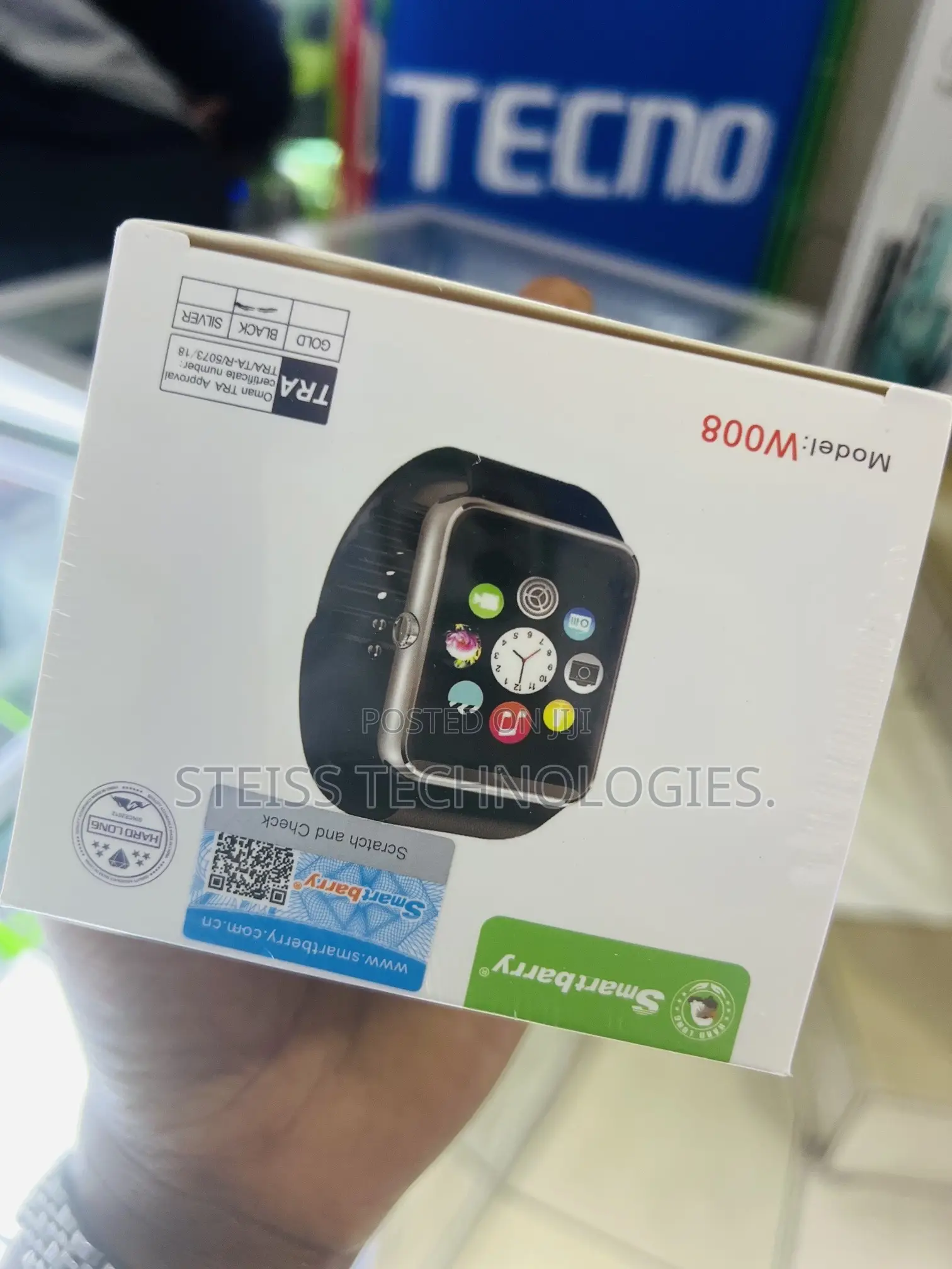 Smartberry 2030 Smartwatch With Sim Slot