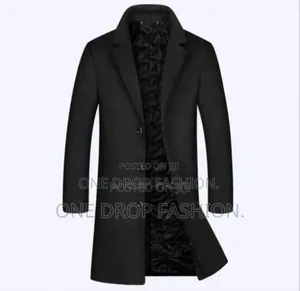 Men Wool Blend Long Coats