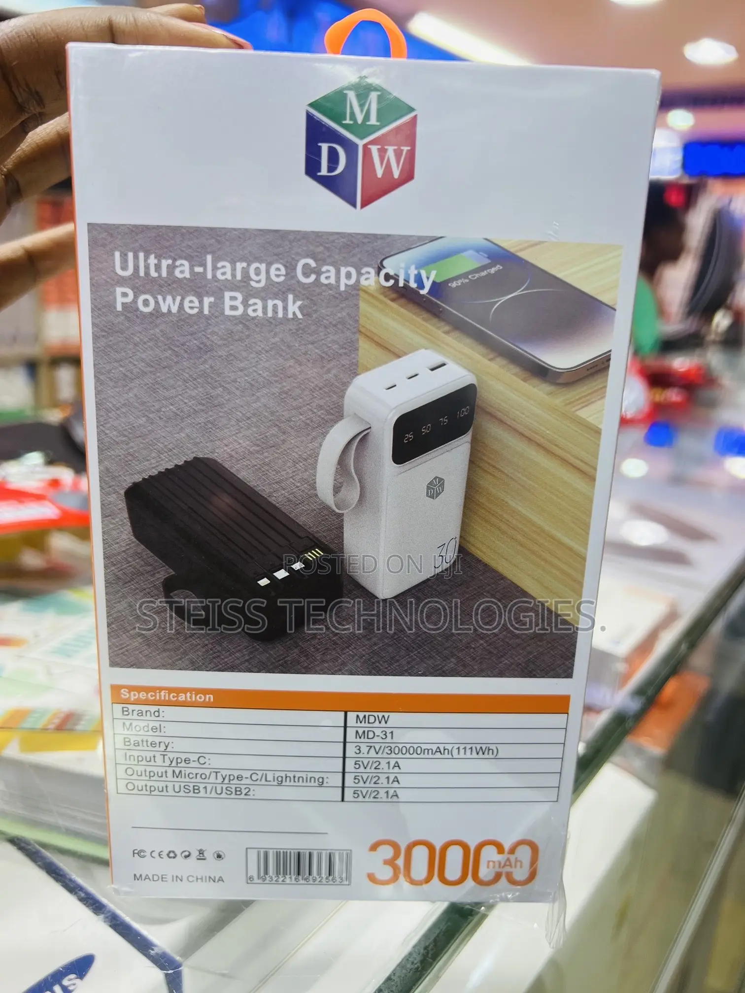 30000mah MDW Powerbank