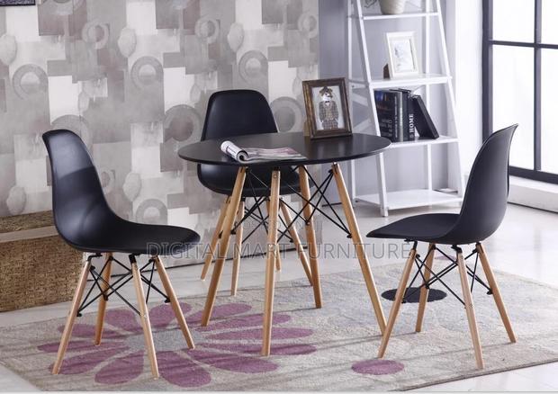 Dining Table: Polished Round Dining Table - thumbnail 2