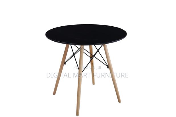 Dining Table: Polished Round Dining Table - thumbnail 4