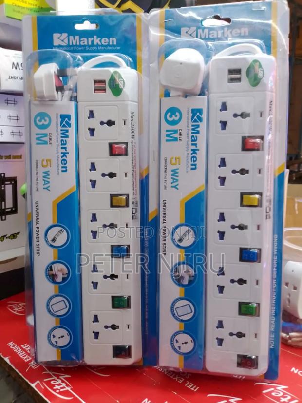 Extension With Usb Port 5way