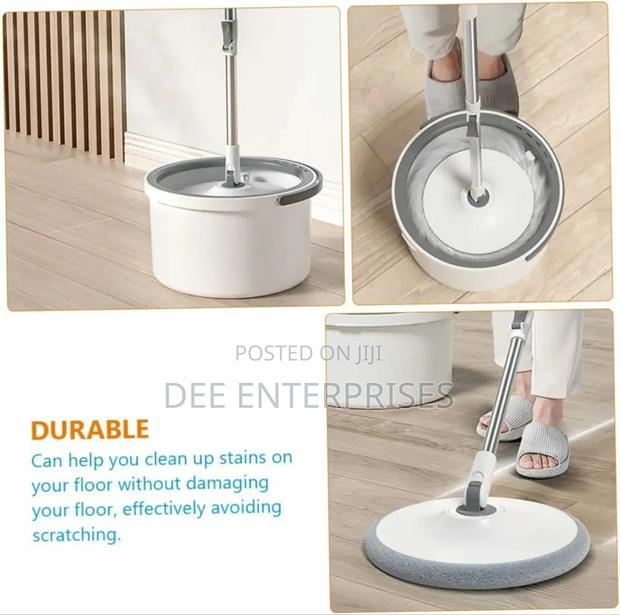 Hand-Free 360degrees Spin Mop With Bucket