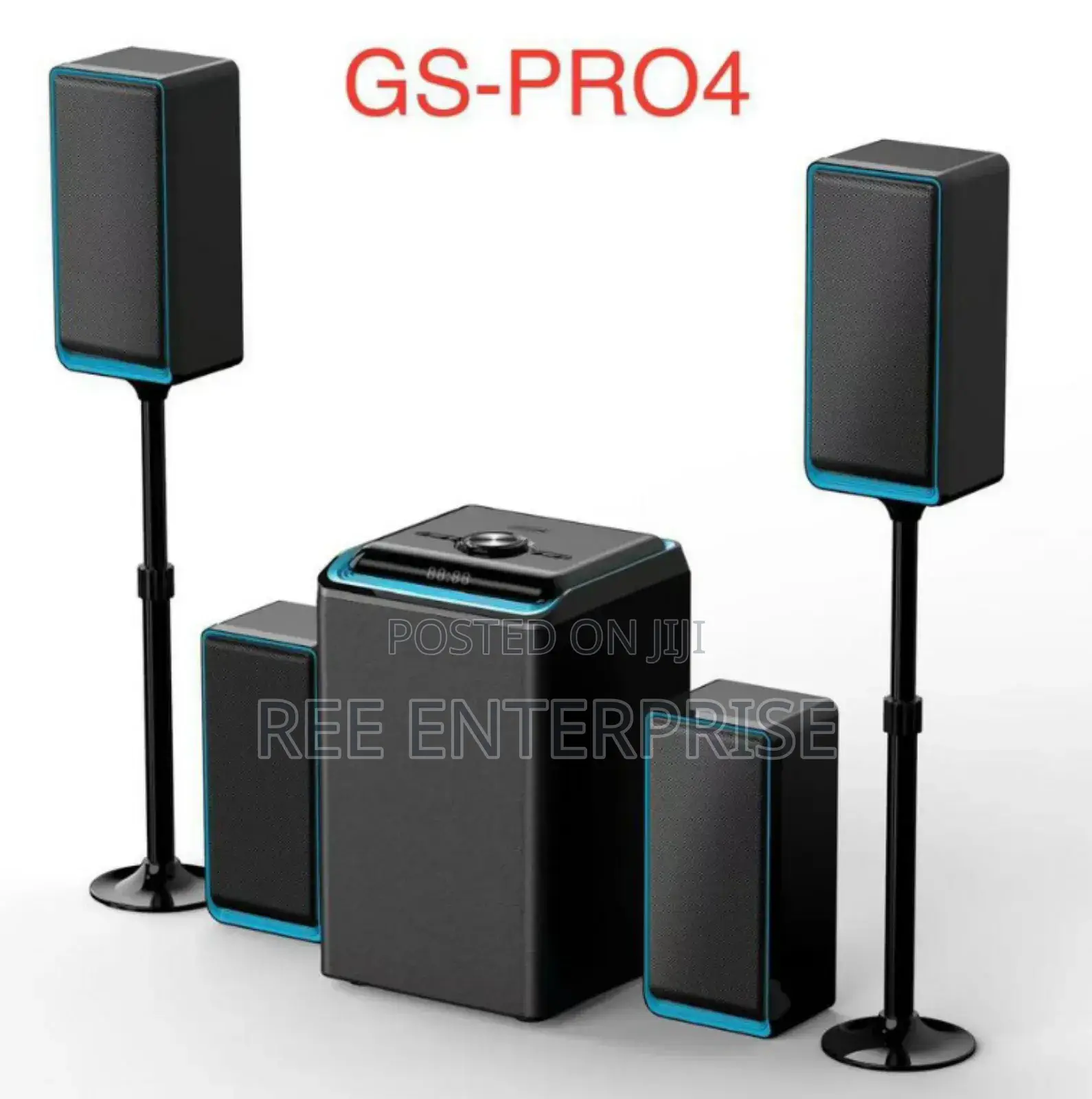 Brand New 4.1ch Globalstar Pro 4 Multimedia System
Woofer