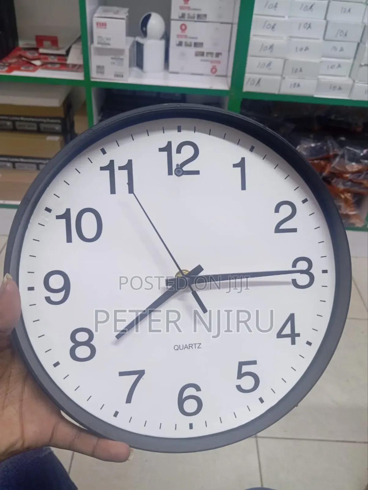 Wall Clock Hidden Camera Available