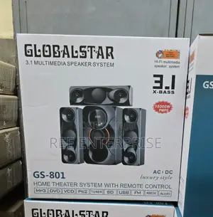 3.1ch Globalstar System With Remote Control Woofer Syster