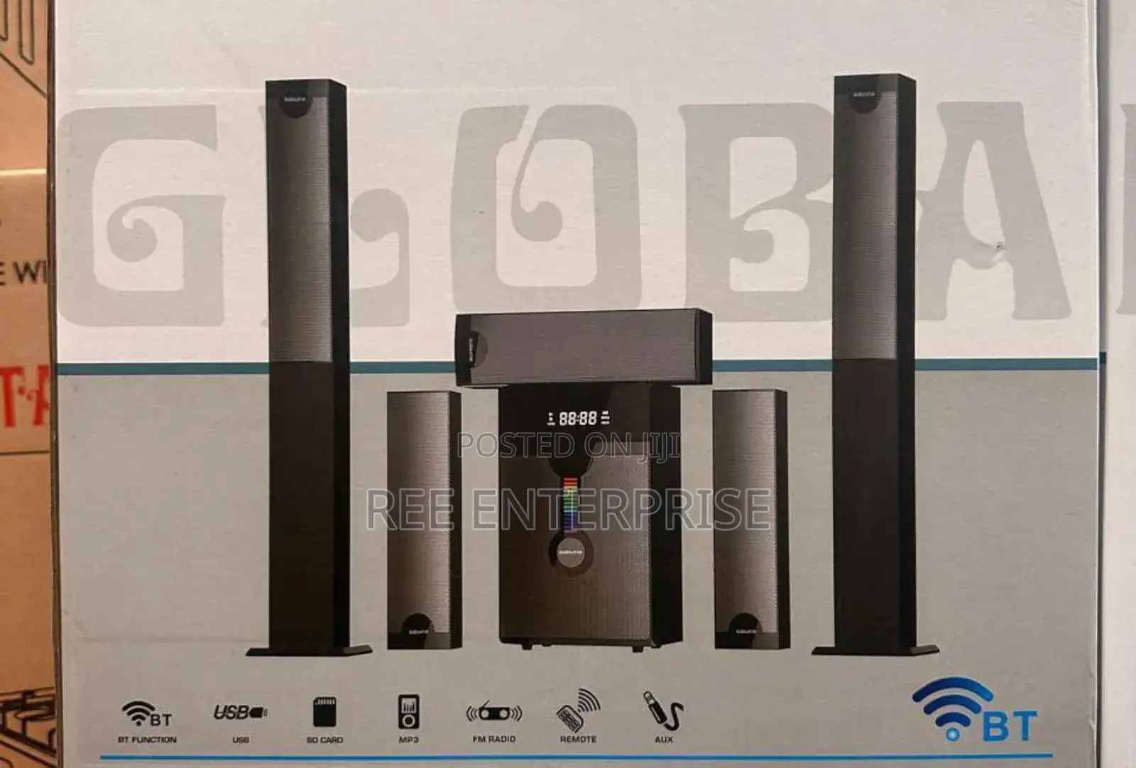 Brand New 5.1ch Globalstar Multimedia System
Woofer