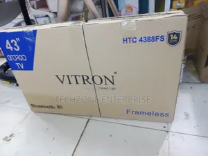 Vitron 43′′ Frameless Android Full Hd Tv , Multiple Ports 